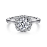 14KW Diamond Engagement Ring Semi-Mount, .29 CTW