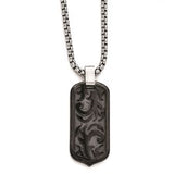 Titanium Fashion Pendant w/ Chain 20"