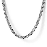 Men's Sterling Silver Link Chain  22"