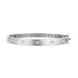 14KW Diamond Bangle Bracelet w/ 0.51 ctw