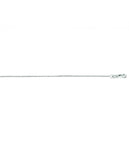 14K White Gold (0.75mm) Box Chain, 24"