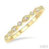 Women's Yellow Gold Diamond Band