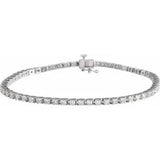 14KW Diamond Line Bracelet w/ 3.0 CTW