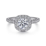 14KW Diamond Engagement Ring Semi-Mount w/ 0.55 ctw Size 6