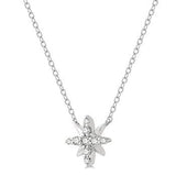 10K Yellow Gold Diamond Star Necklace, 0.75Carat TW