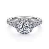 14KW Semi-Mount Diamond Engagement Ring w/ 0.67 ctw, Size 6.5