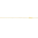 14K Yellow Gold (1.3mm) Diamond Cut Cable Chain, 18"