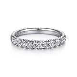 14KW 12 Stone Diamond Wedding Band w/ 0.75 ctw Round Dia.