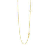 14K Yellow Gold (1.1mm) Cable Link Chain, 20"