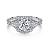 14KW Diamond Engagement Semi-Mount Ring, .60 CTW