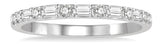 14KT White Gold .30Carat TW Stackable Wedding Band