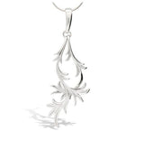 Sterling Silver  Garden Floral Pendant