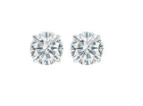 White Gold 1.5CTW Diamond Stud Earrings