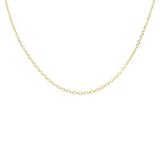 10K Yellow Gold 1.1MM Diamond Cut Cable Chain with Lobster Clasp - 16"
