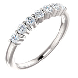 14KW Diamond Anniversary Band w/ 0.375 CTW, Size 7