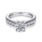 14KW Semi-Mount Diamond Engagement Ring w/ 0.51 ctw