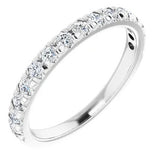 14KW Diamond Anniversary Band w/ 0.50 ctw, Size 7