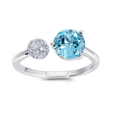 L G Colored Stone Rings-Women's