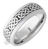 Serinium Ring With Celtic Knot Pattern