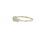 14K Yellow Gold 0.45Carat Peridot & 0.05Carat TW Diamonds  7