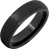 BLACK DIAMOND CERAMIC RING WITH STONE FINISH