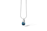 Sterling Silver London Blue Topaz Pendant