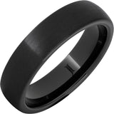 Black Diamond Ceramic Satin Finish Ring