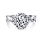 14KW Diamond Semi-Mount Engagement Ring w/ 0.67 ctw