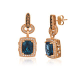 Colored Stone Earrings
