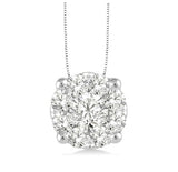 14KW "Lovbright" Diamond Pendant w/ 0.75 ctw & 18"