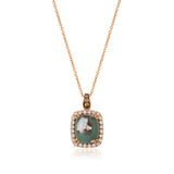 14KY Le Vian Creme Brulee® Pendant featuring Aquaprase Candy