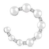 .20Carat TW Graduated 2.8 - 4.5 MM Cultured Pearls and Round