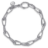 Sterling Silver Bujukan Link Bracelet