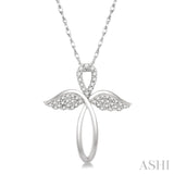 Angel Wing Cross Pendant