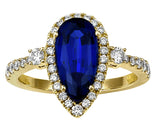 L G Colored Stone Rings-Women's