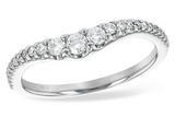 14K Yellow Gold  Diamond Wedding Band, 0.33 Carat TW