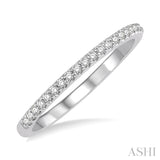 Women's White Gold Diamond Band