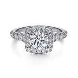 14KW Diamond Engagement Semi-Mount Ring, .70 CTW