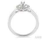 Women's White Gold Engagement Ring