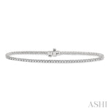 14KW Diamond Tennis Bracelet w/ 1.0 ctw