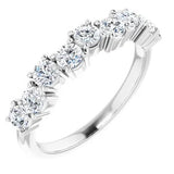 14KW Diamond Anniversary Band w/ 0.50 CTW, Size 7