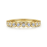 14K Yellow Gold .25Carat TW Diamond Anniversary Band