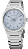 Men's Seiko Watch – Discover More Series – Essentials – Stainless Steel Quartz – Light Blue Dial – 38.9MM