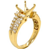 Diamond Engagement Rings - Semi-Mount