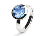 Sterling Silver Blue Topaz Ring