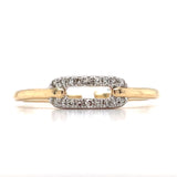 10K Yellow Gold Diamond Fashion Ring w/ 0.08 Carat TW