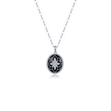 Sterling Silver/Onyx  Dolly Pendant