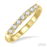 14K Yellow Gold Diamond Wedding Band w/ 0.35 Carat TW