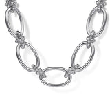 Sterling Silver Bujukan Link Chain, 17"