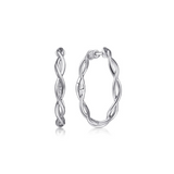Sterling Silver Classic Hoop Earrings